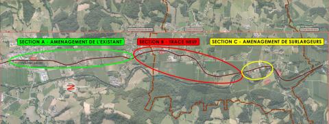 Achèvement voie de la Soule