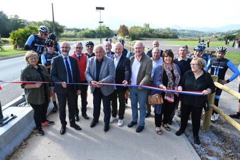 Inauguration de la Véloroute de la Rhune