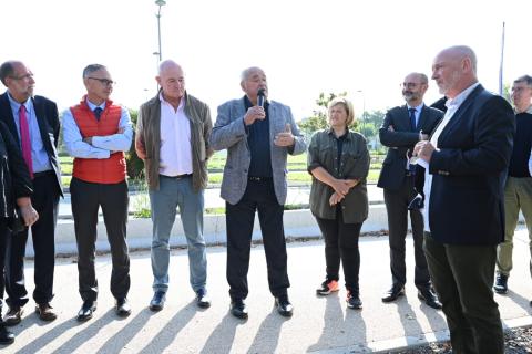 Inauguration de la véloroute de la Rhune : piste cyclable Chantaco - Col de Saint-Ignace