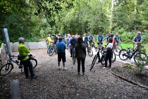 Inauguration de la véloroute de la Rhune : piste cyclable Chantaco - Col de Saint-Ignace