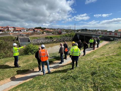 Sécurité et mobilité douce passerelle - Bidart