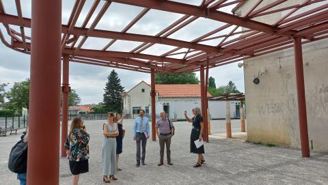 Travaux au collège de Bizanos