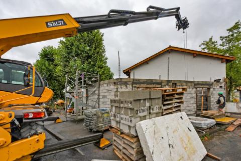 Restructuration complète de la salle polyvalente et chaufferie bio masse du collège Errobi