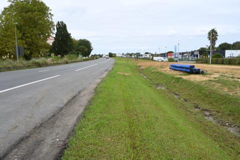 Travaux RD932 Tram Bus Sutar Makila
