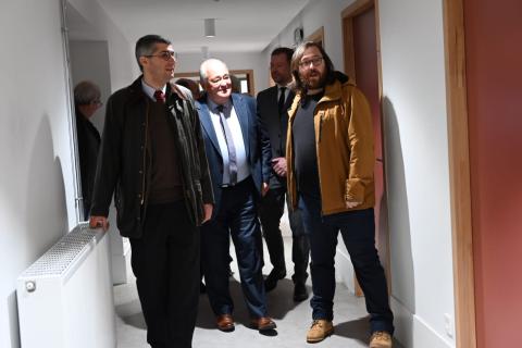 Inauguration des travaux de rénovation du Collège Errobi à Cambo les Bains