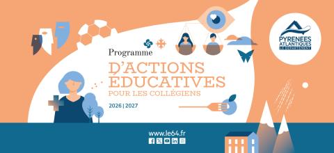 Programme d'actions éducatives pour les collégiens 2026-2027