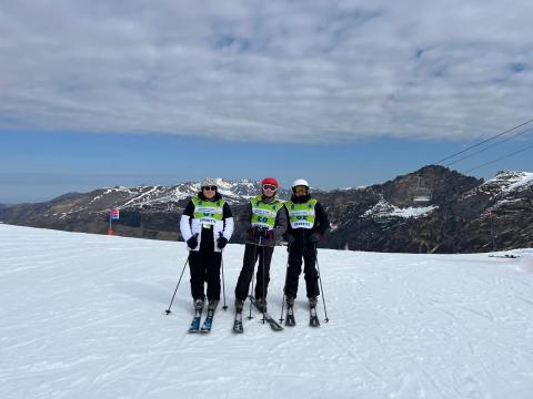 championnat de France de para ski alpin à Gourette