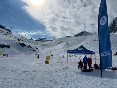 Championnat de France de para ski alpin à Gourette