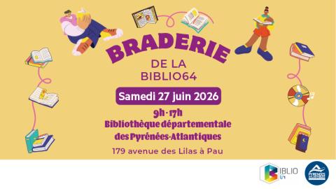 Braderie Bibliothèque départementale à Pau
