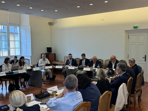 La mission gouvernementale sur les guichets uniques est venue auditionner le dispositif Présence médicale 64 à Pau ce mardi 2 juin 2026.
