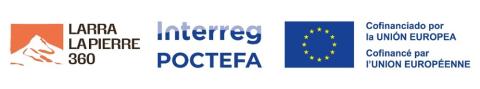 Logos Larra-La Pierre et interreg Poctefa