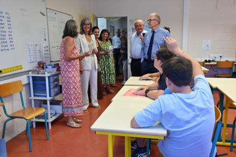 Rentrée scolaire au Collège des Lavandières