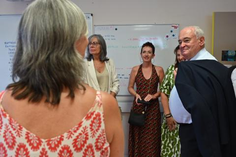 Rentrée scolaire au Collège des Lavandières