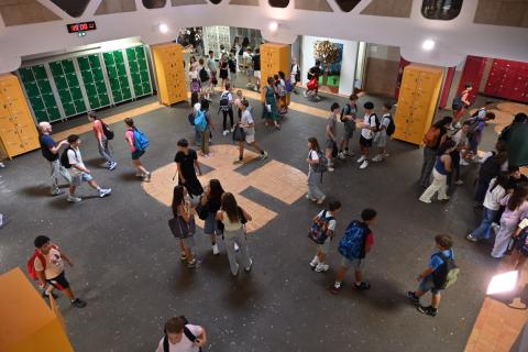 Rentrée scolaire  au collège des Lavandières