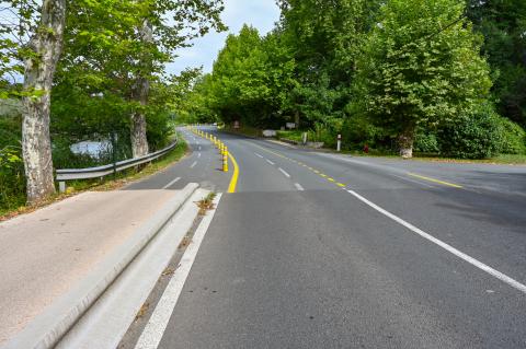  RD 918 à Ascain : travaux de sécurisation et finalisation de la voie verte