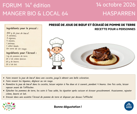 recette de pressé de joue de boeuf et écrasé de pomme de terre