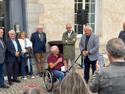 remise de la médaille du Conseil départemental à Jean-Marc Eyheraberry